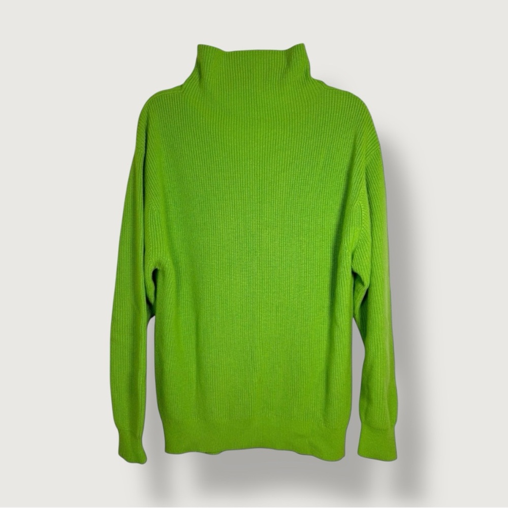 Wilfred (Aritizia) | Montpellier Turtleneck | M | Cucamelon Green | Merino Wool